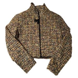 Earl Rutenberg | Tweed Tassle Full Zip Jacket